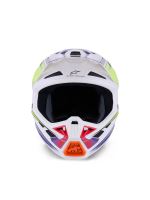 Přilba SUPERTECH S-M7 FUSE, ALPINESTARS (bílá/žlutá fluo/fialová) 2027 (5)