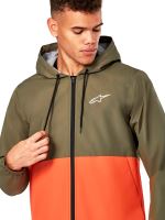 Bunda SPEEDED WINDBREAKER, ALPINESTARS (zelená/oranžová) (5)