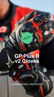 Rukavice GP PLUS R 2, ALPINESTARS (šedá/černá/žlutá fluo/červená fluo/bílá) (3)