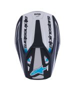 Přilba S-M3 HEAT, ALPINESTARS (stříbrná/modrá/černá matná) 2027 (6)