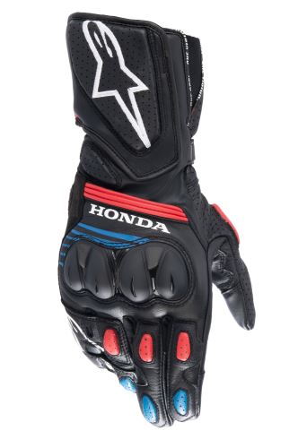 Rukavice SP-8 HONDA kolekce, ALPINESTARS (černé/červené/modré) 2027