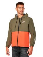 Bunda SPEEDED WINDBREAKER, ALPINESTARS (zelená/oranžová) (2)