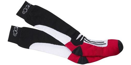 Ponožky RACING ROAD COOLMAX®, ALPINESTARS (černá/bílá/červená)