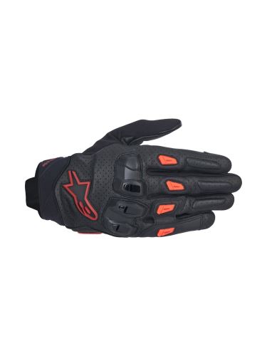 Rukavice SP X 7, ALPINESTARS (černá/tmavě červená/červená) 2027