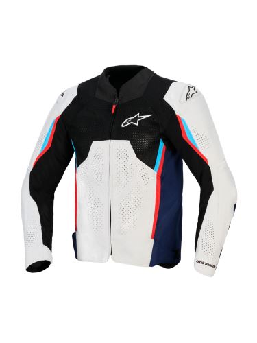 Bunda AST V3 AIR, ALPINESTARS (bílá/modrá/červená/černá) 2027
