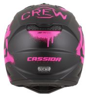 Přilba Cross Cup 2 Crew, CASSIDA (černá matná/růžová fluo) 2026 (3)