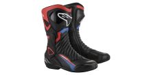 Boty S-MX 6 HONDA kolekce, ALPINESTARS (černá/červená/modrá/bílá) Boty S-MX 6 HONDA kolekce, ALPINESTARS (černá/červená/modrá/bílá)