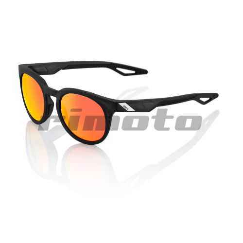 sluneční brýle CAMPO Matte Crystal Black, 100 - USA (zabarvená červené skla)