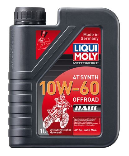 LIQUI MOLY Motorbike 4T Synth 10W60 Offroad Race, plně syntetický motorový olej 1 l
