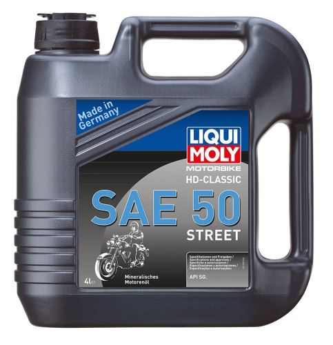 LIQUI MOLY Motorbike HD-Classic SAE 50 Street, minerální motorový olej 4 l
