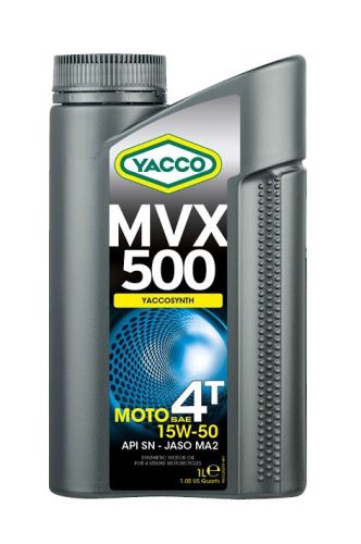 YACCO motorový olej polosyntetický MVX 500 4T 15W50 1l