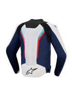 Bunda AST V3 AIR, ALPINESTARS (bílá/modrá/červená/černá) 2027 (1)