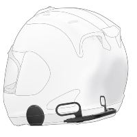 Bluetooth headset 10U pro integrální přilby Arai (dosah 1,6 km), SENA (4)