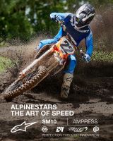 Přilba SUPERTECH S-M10 AMPRESS, ALPINESTARS (černá matná/bílá) 2026 (10)