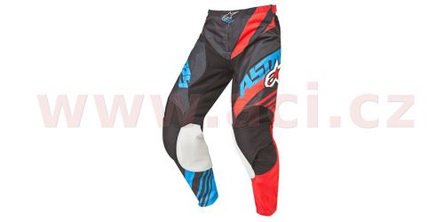 Kalhoty Racer Supermatic, ALPINESTARS - Itálie (černá/červená/modrá, vel. 30)