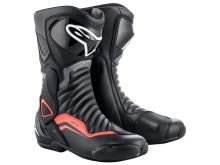 Boty S-MX 6, ALPINESTARS (černá/šedá/červená fluo) Boty S-MX 6, ALPINESTARS (černá/šedá/červená fluo)