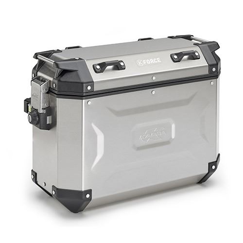 Hliníkový boční kufr, KAPPA (37l,hliník) pravý