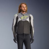 Bunda T-JAWS V4 WATERPROOF, ALPINESTARS (černá/světle šedá/šedá) 2027 (3)