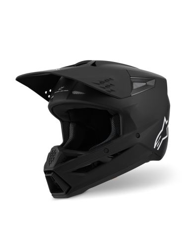 Přilba S-M3 SOLID, ALPINESTARS (černá matná) 2027