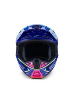 Přilba SUPERTECH S-M7 CAST, ALPINESTARS (modrá/růžová/žlutá fluo) 2027 (5)