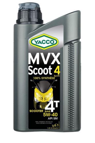 YACCO motorový olej plně syntetický MVX SCOOT 4 SYNTH 5W40 1l