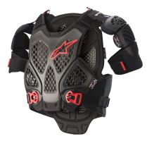 Chránič těla A-6, ALPINESTARS (černá antracit/červená) 2027