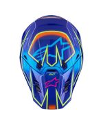 Přilba SUPERTECH S-M7 CAST, ALPINESTARS (modrá/růžová/žlutá fluo) 2027 (6)