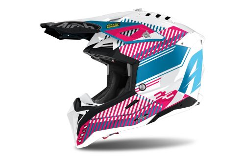 Přilba AVIATOR 3.0 Wave, AIROH (růžová/chrom) 2022