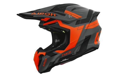 Přilba TWIST 3 Dynasty, AIROH (oranžová fluo matná) 2027