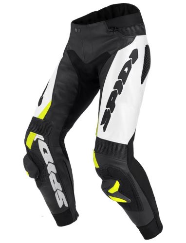Kalhoty RR PRO WARRIOR, SPIDI (černé/bílé/žluté fluo)