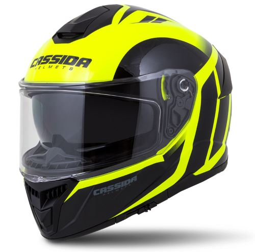 Přilba Integral GT 2.0 Ikon, CASSIDA (žlutá fluo/černá, balení vč. pinlock folie)