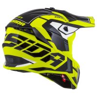 Přilba Cross Pro 2 Contra, CASSIDA (žlutá fluo/černá/šedá/bílá) (4)