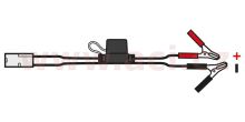 Prodloužený kabel s klipy typu "krokodýl", OXFORD (konektor standard, délka kabelu 0,5 m) (1)