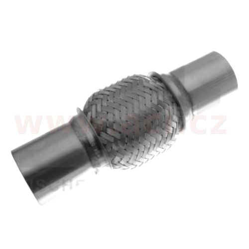 Pružný člen výfuku PREMIUM, vnitř. průměr 55 mm / délka pr. členu 100 mm / celková délka 220 mm