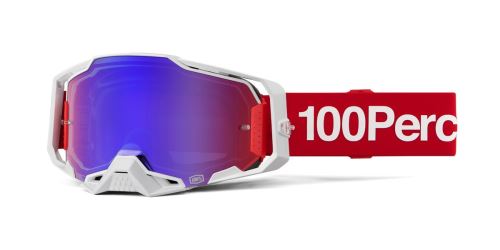 Brýle ARMEGA CORBIN, 100% červené/modré plexi