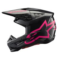 Přilba S-M5 CORP, ALPINESTARS (černá/růžová) 2027 (1)