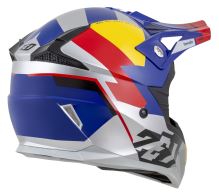 Přilba X1.9 TENDO, ZED (modrá perleť/červená/žlutá/stříbrná) 2026 (5)
