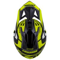 Přilba Cross Pro 2 Contra, CASSIDA (žlutá fluo/černá/šedá/bílá) (8)