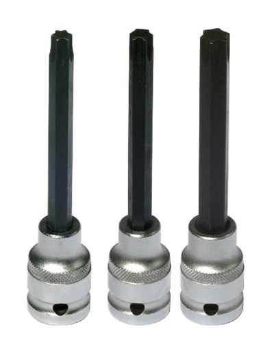 Sada torx prodloužených hlavic pro 1/2" ráčnu, BIKESERVICE