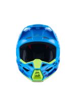 Přilba S-M3 FORCE, ALPINESTARS (modrá/žlutá fluo) 2027 (5)