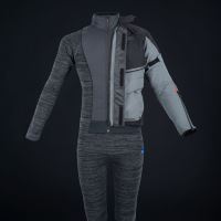 Termotriko s dlouhým rukávem ADVANCED BASE LAYER, OXFORD ADVANCED (šedé/černé) (4)