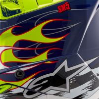 Přilba S-M5 RASH, ALPINESTARS (tmavě modrá/žlutá fluo) 2026 (8)