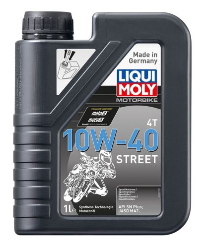 LIQUI MOLY Motorbike 4T 10W40 Street, polosyntetický motorový olej 1 l