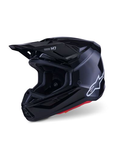 Přilba SUPERTECH S-M7 SOLID, ALPINESTARS (černá) 2027
