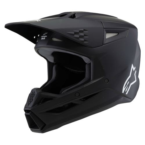 Přilba S-M3 SOLID, ALPINESTARS, dětská (černá mat) 2027