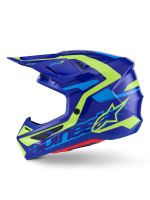Přilba SUPERTECH S-M7 DEED, ALPINESTARS (modrá/žlutá fluo) 2027 (1)