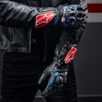Rukavice SP-8 3 MONSTER FQ20 kolekce, ALPINESTARS (černá/červená/modrá/bílá) 2026 (4)