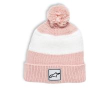 Čepice BOBBLE BEANIE, ALPINESTARS, dámská (růžová/bílá)