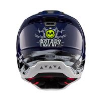Přilba S-M5 RASH, ALPINESTARS (tmavě modrá/žlutá fluo) 2026 (2)