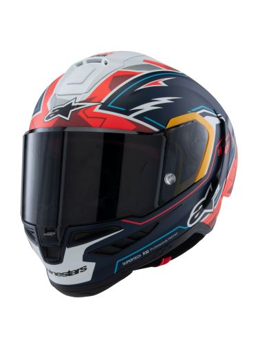 Přilba SUPERTECH R10 limitovaná edice PEDRO ACOSTA, ALPINESTARS (modrá/červená/bílá matná)